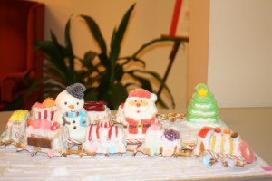Christmas Train Cake