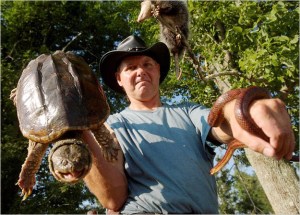Turtleman and his critters