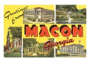 Macon post card