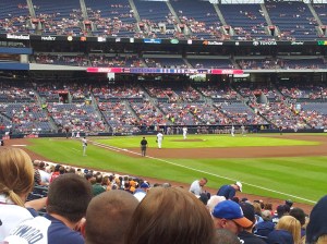 Our view at Turner Field