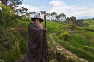 Gandalf beckons Bilbo to join in an unexepected journey.