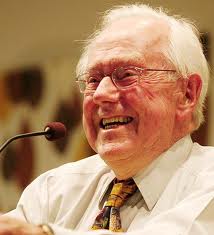 Dr. Ferrol Sams with his characteristic grin.