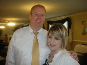 Lee and the girl of his dreams, Karrie. What a handsome couple.