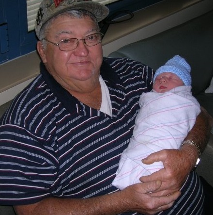 When someone has been a part of every major life event for 18 years, it's hard to say goodbye. Here, Daddy welcomes Carlton into the world in October 2008.
