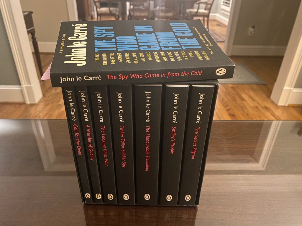 a boxed set of books