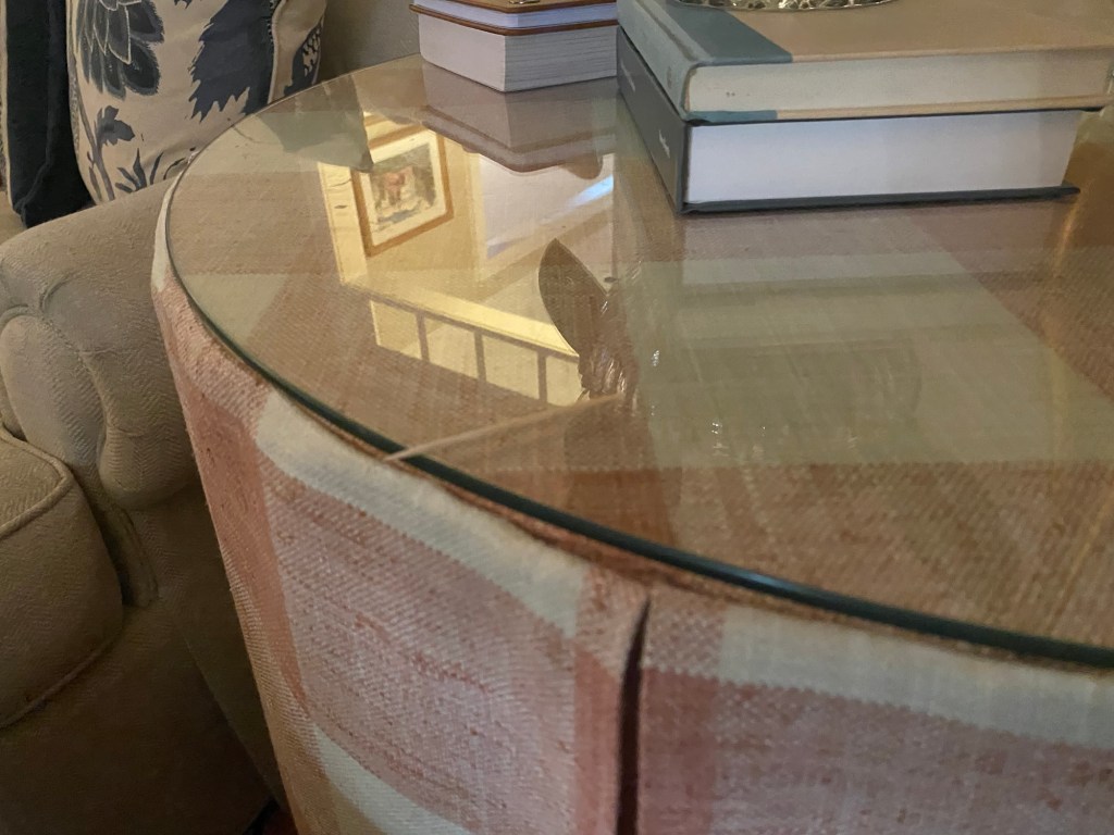 Toothpick on a side table