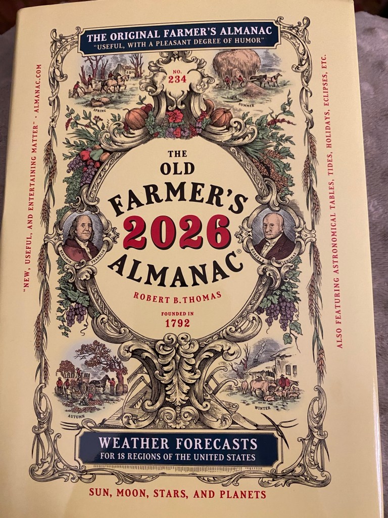 cover of the 2026 edition of The Old Farmer's Almanac