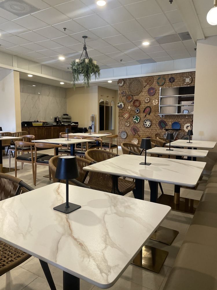 interior of a West African restaurant
